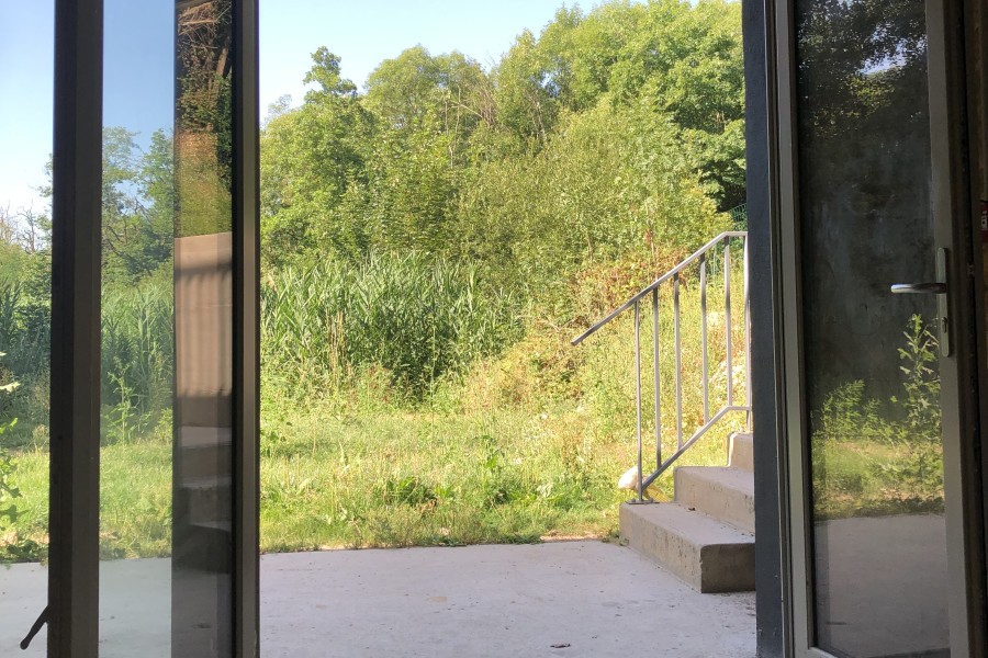 Vue magnifique sur la nature du site gorges de narvau